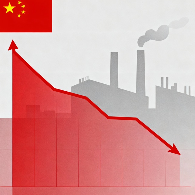 La Cina rallenta